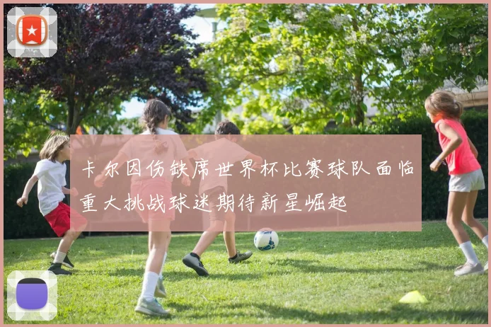 卡尔因伤缺席世界杯比赛球队面临重大挑战球迷期待新星崛起
